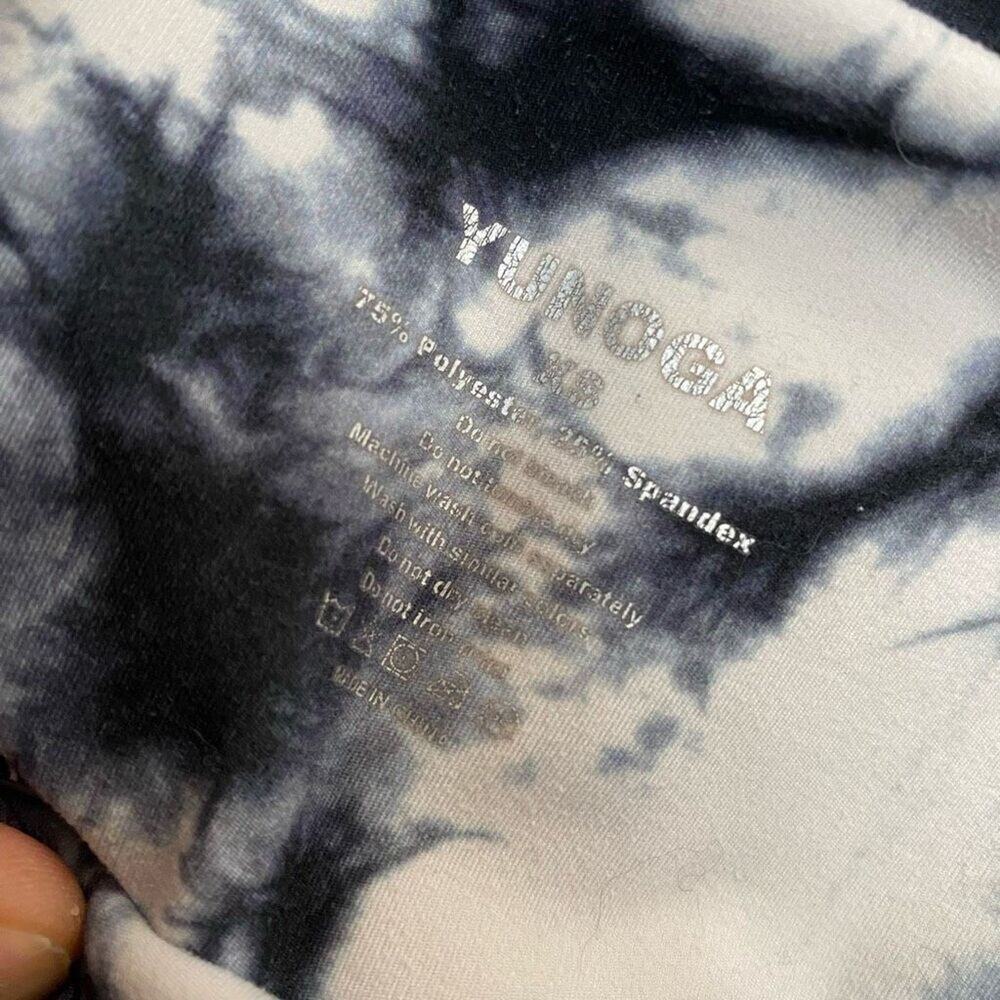 Yunoga Black and White Tie Dye Leggings | Sz XS - Picture 4 of 4
